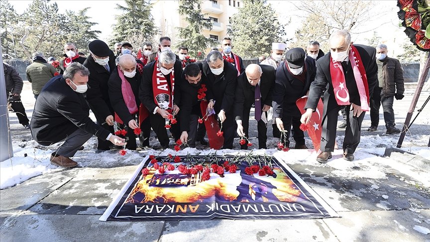 Ankara’da Merasim Sokak’taki bombalı terör saldırısında şehit olanlar anıldı