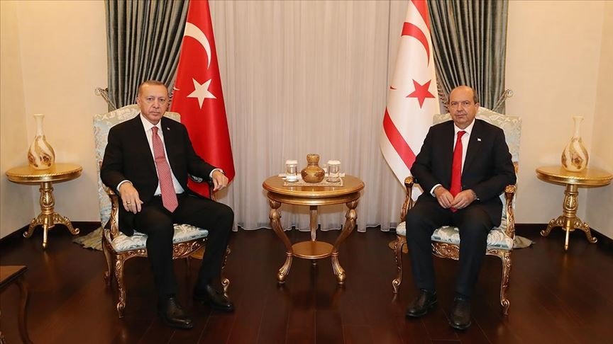 Cumhurbaşkanı Erdoğan, KKTC Cumhurbaşkanı Tatar’la telefonda görüştü