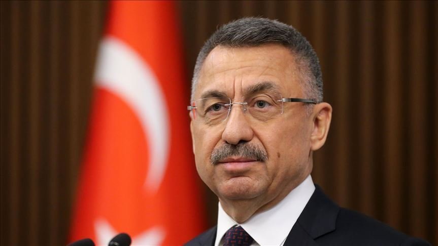 Cumhurbaşkanı Yardımcısı Oktay, Suriye’de şehit olan asker için başsağlığı diledi