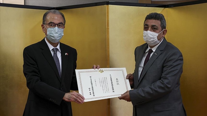 Japonya’dan 10 yıl önceki depremde yardımına koşan AFAD’a ‘Japonya Büyükelçisi Ödülü’