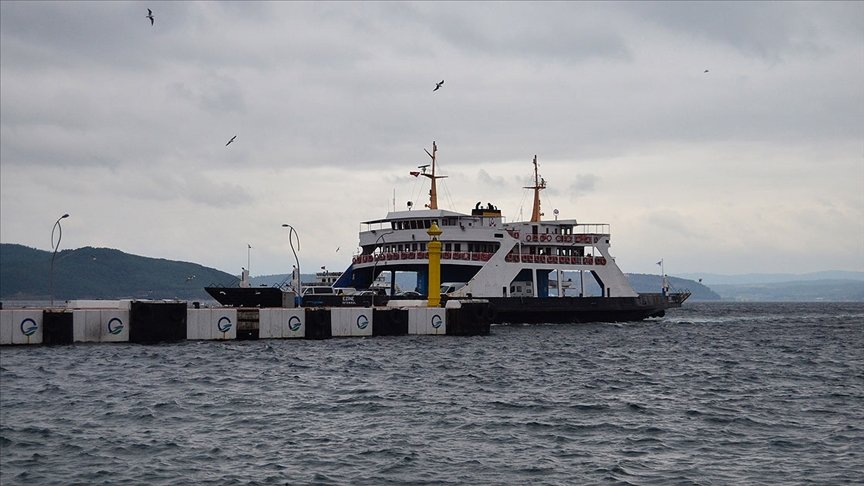 Güney Marmara’da kar yağışı ve fırtına nedeniyle feribot seferleri yapılmayacak