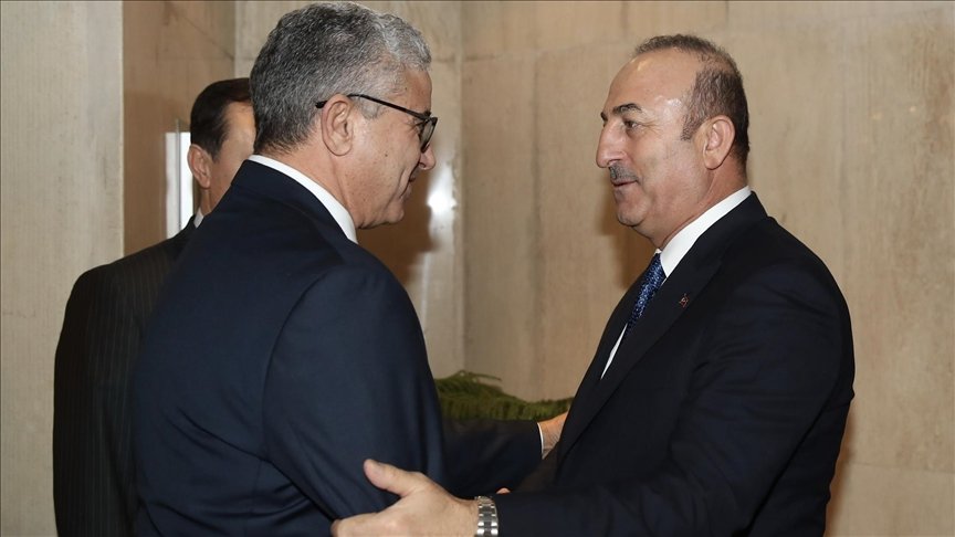 Dışişleri Bakanı Çavuşoğlu, Libya İçişleri Bakanı Başağa’yla görüştü