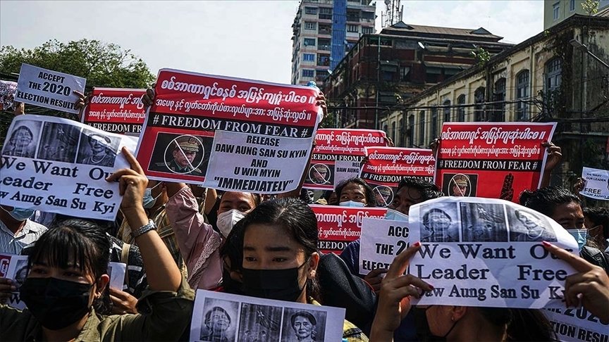 Burma İnsan Hakları Ağı, ABD’nin Myanmar’da darbecilere yaptırım kararını memnuniyetle karşıladı