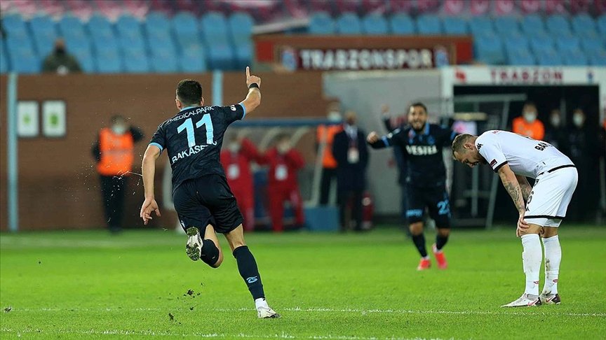 Trabzonspor evinde 3 puanın sahibi oldu