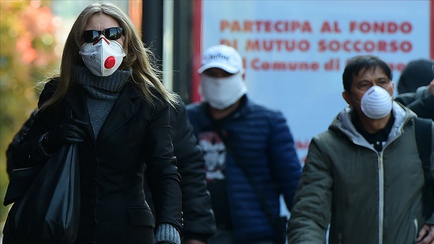İtalya’da Kovid-19 salgınının başlamasının birinci yılında vaka sayısı 2,8 milyona yaklaştı