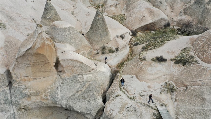 Kapadokya’nın ‘gizli hazineleri’nden Çat Vadisi turistleri ağırlamak için gün sayıyor
