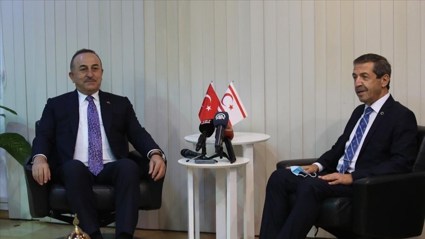 Dışişleri Bakanı Çavuşoğlu ile KKTC’li mevkidaşı Ertuğruloğlu görüştü