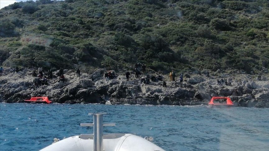 Balıkesir, Çanakkale ve Aydın’da 127 göçmen kurtarıldı