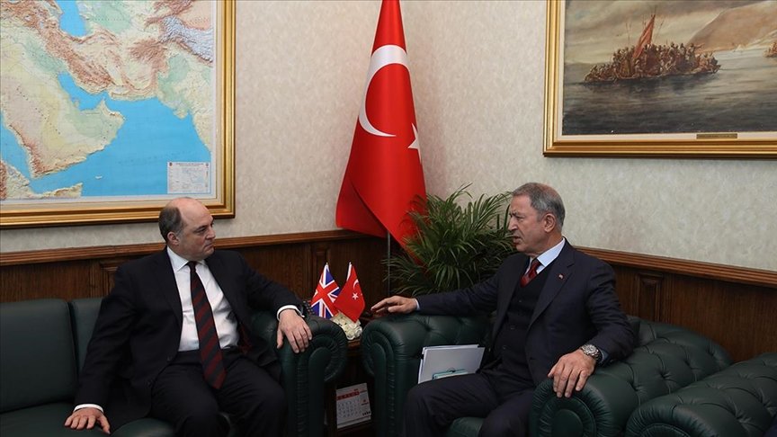 Milli Savunma Bakanı Akar, İngiltere Savunma Bakanı Wallace ile telefonda görüştü