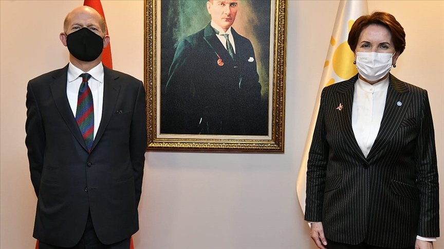 İYİ Parti Genel Başkanı Akşener, İngiltere’nin Ankara Büyükelçisi Chilcott ile görüştü