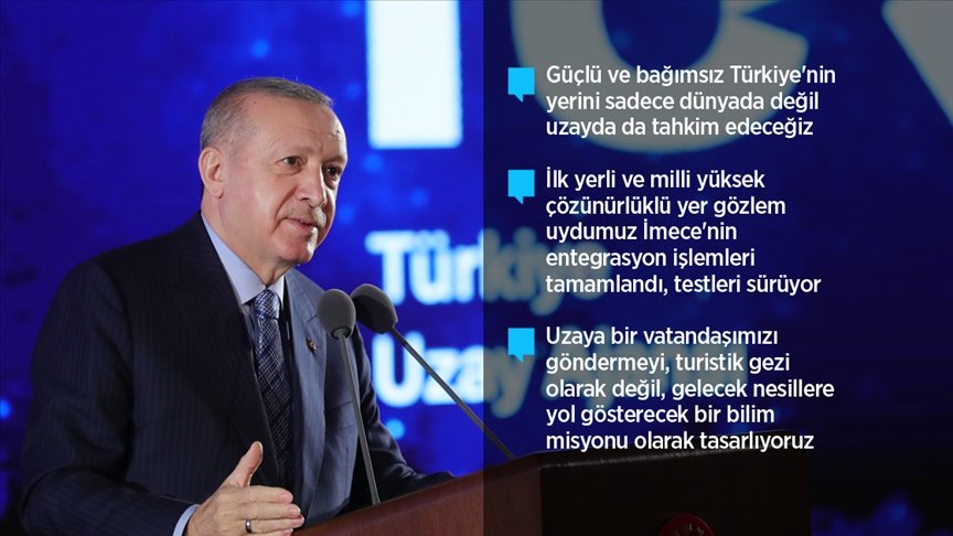 Cumhurbaşkanı Erdoğan: 2023’te Ay’a gideceğiz