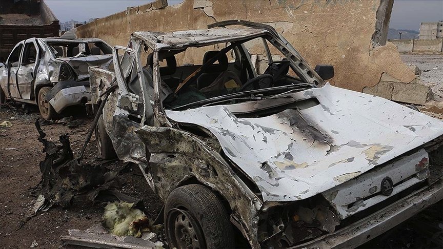 Afrin’de bombalı terör saldırısı: 3 yaralı