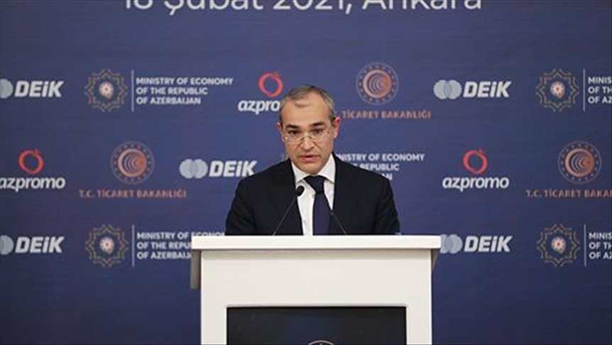 Azerbaycan Ekonomi Bakanı Cabbarov: Türk iş adamlarını, büyük şirketleri iş birliğine davet ediyorum