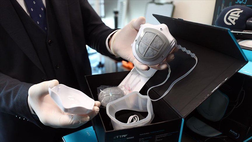 Yerli firma Kovid-19’a karşı ‘elektronik maske’ geliştirdi