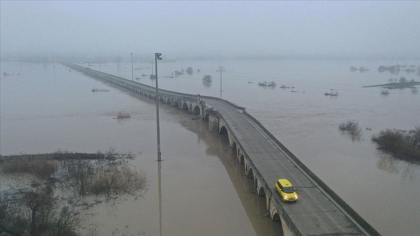 Ergene Nehri’ndeki alarm seviyesi ‘turuncu’ya yükseltildi