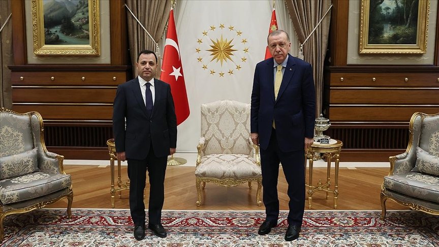 Cumhurbaşkanı Erdoğan AYM Başkanı Arslan’ı kabul etti