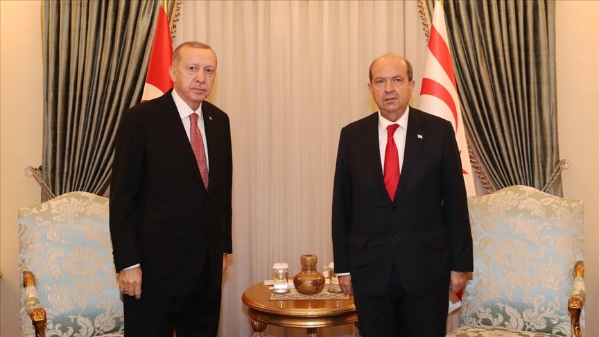 KKTC Cumhurbaşkanı Tatar, Cumhurbaşkanı Erdoğan’ın doğum gününü kutladı