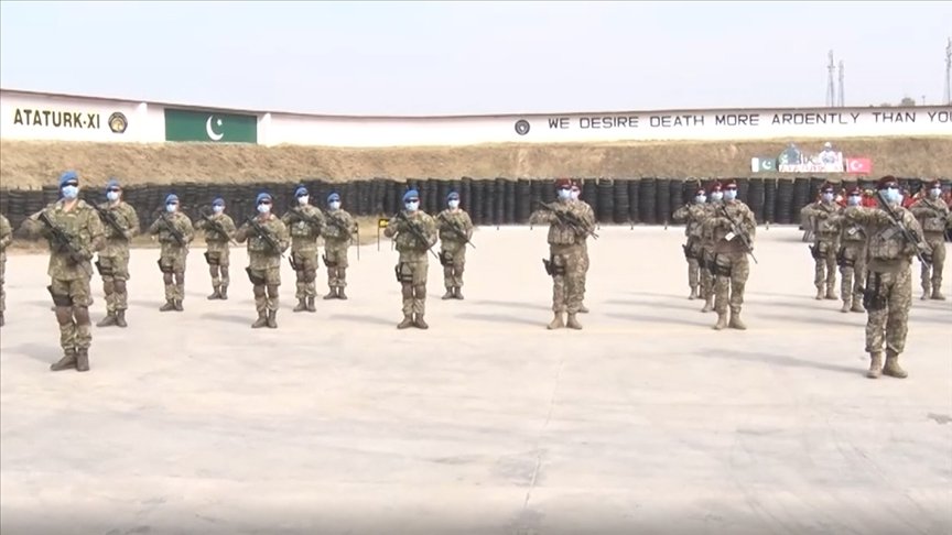 Türkiye ile Pakistan arasında icra edilen ‘Atatürk Tatbikatı 2021’ başladı