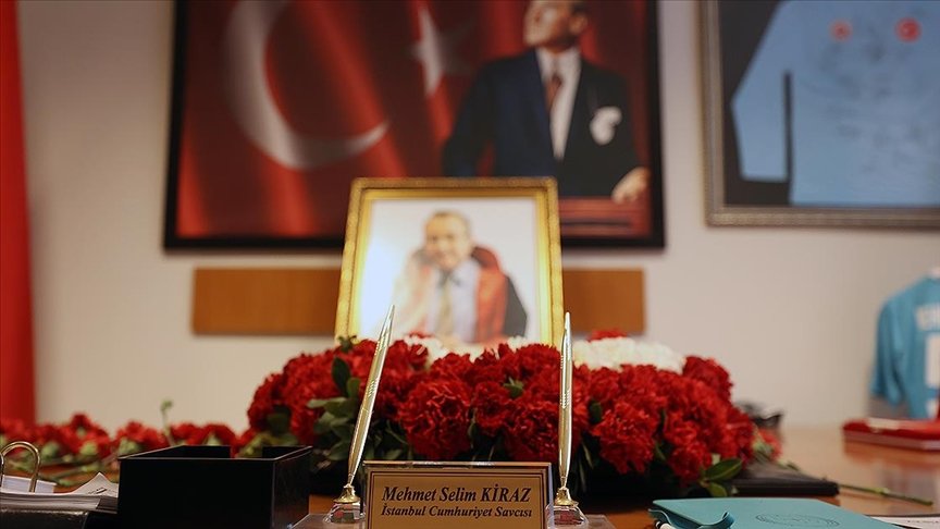 DHKP-C üyelerince şehit edilen Cumhuriyet Savcısı Mehmet Selim Kiraz, İstanbul Adliyesi’nde anıldı