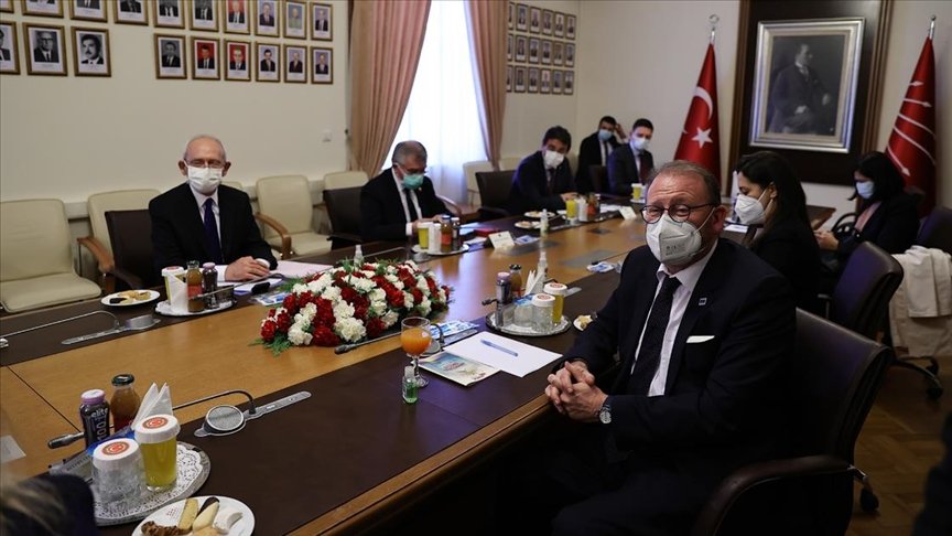 AKPM Başkanı Rik Daems, TBMM’de CHP, HDP ve İYİ Parti’yi ziyaret etti