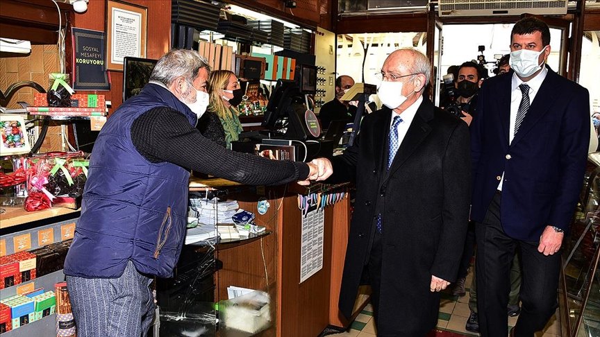 Kılıçdaroğlu’ndan esnaf ziyareti: Daha güzel bir Türkiye’yi beraber inşa edeceğiz