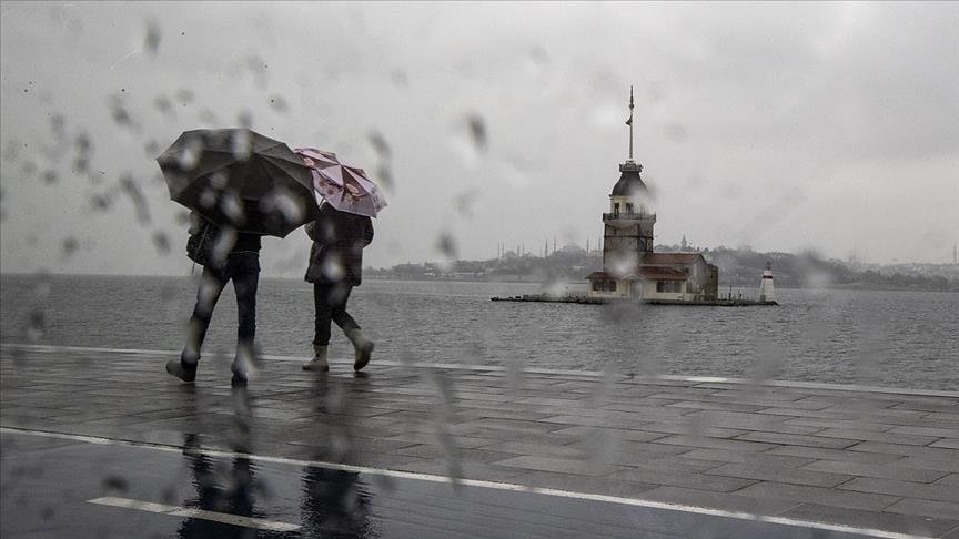 Marmara’nın genelinde aralıklı yağmur bekleniyor