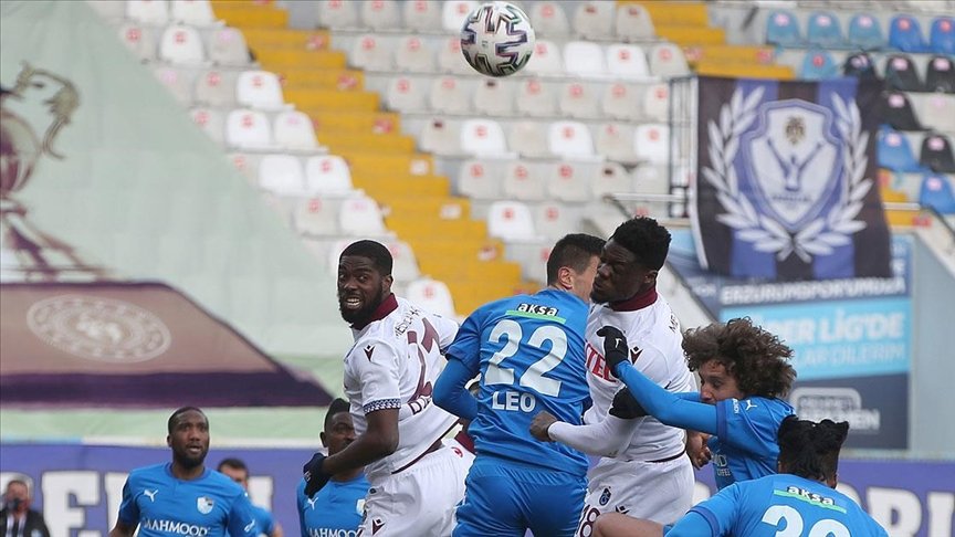 Trabzonspor Erzurum’dan 1 puanla dönüyor