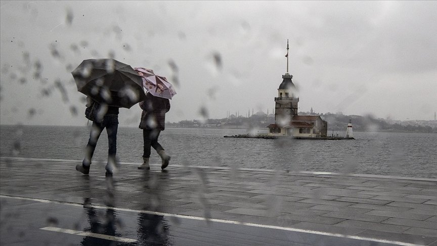 Marmara Bölgesi’nde öğleden sonra aralıklı yağmur bekleniyor