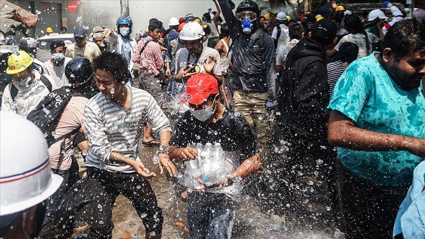 ABD yönetimi, Myanmar’daki göstericilere yönelik şiddete tepki gösterdi