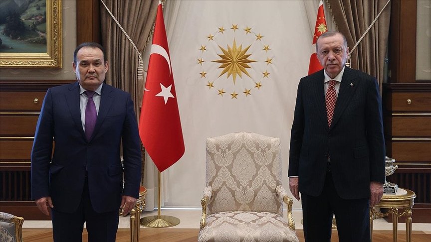 Cumhurbaşkanı Erdoğan, Türk Konseyi Genel Sekreteri Amreyev’i kabul etti