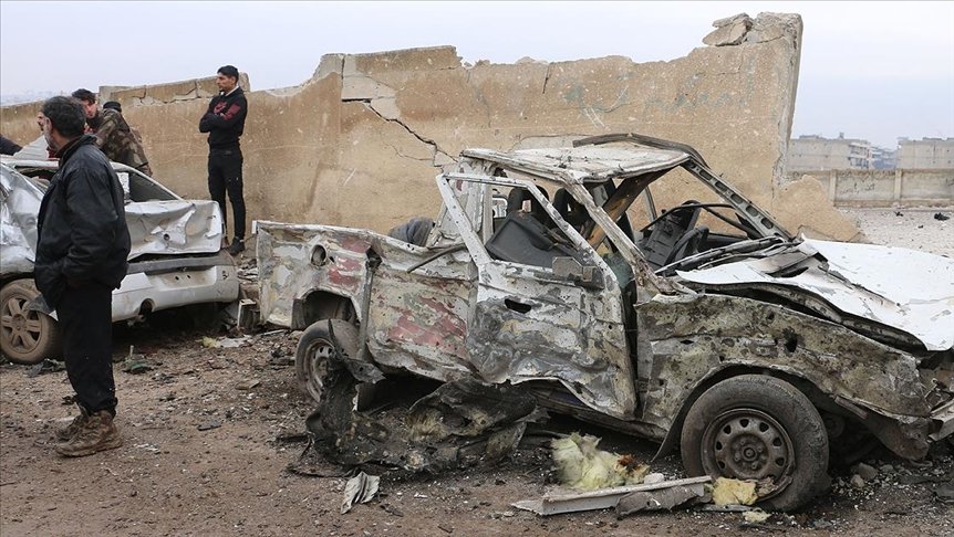 Afrin’de bombalı terör saldırısı: 1 ölü, 3 yaralı