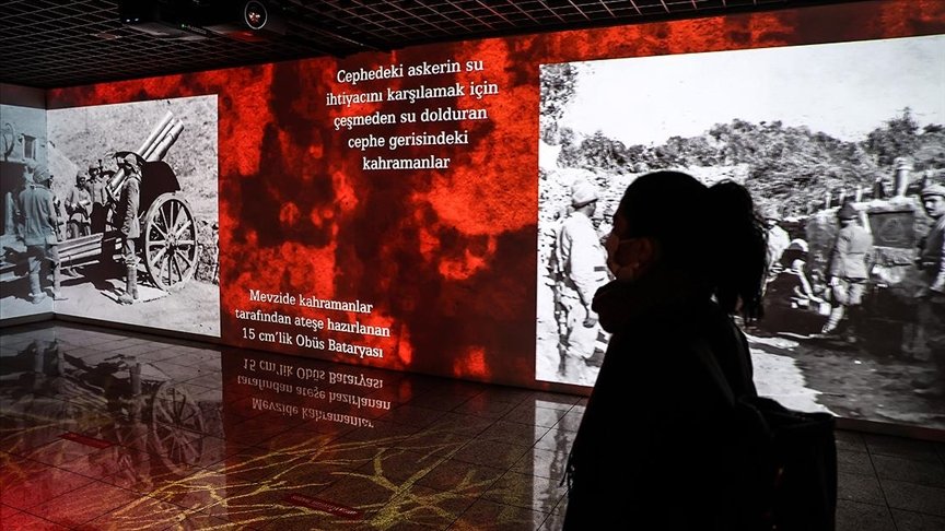 Cumhurbaşkanlığı İletişim Başkanlığının ’18 Mart Çanakkale Zaferi Dijital Gösterimi’ açıldı