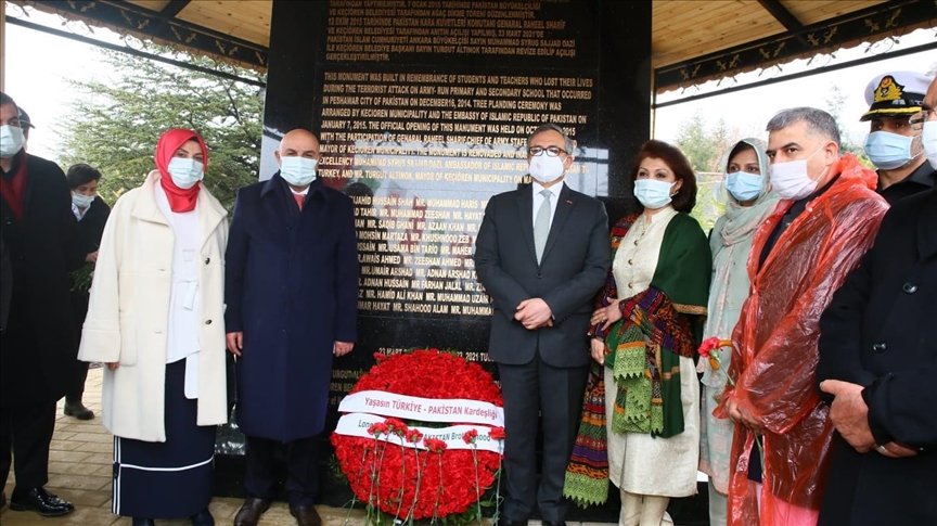 Ankara’da ‘Peşaver Şehitlik Anıtı’ törenle açıldı