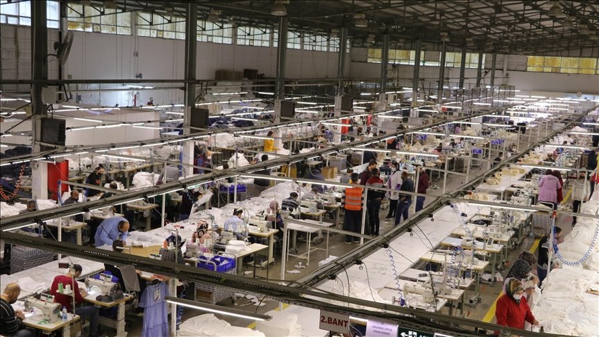 Yozgat’ta üretilen 4 milyon giysinin büyük bölümü Avrupa ülkelerine ihraç ediliyor