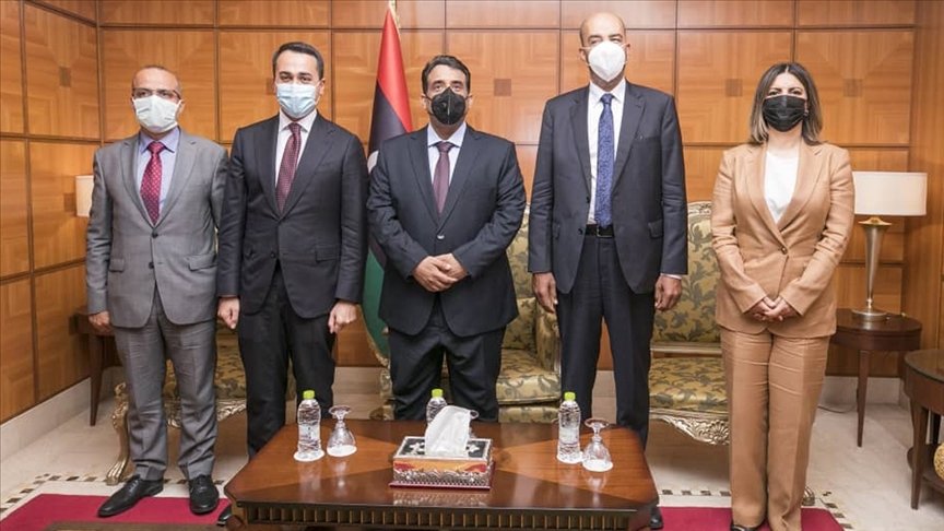 İtalya Dışişleri Bakanı Maio, Libya’da hükümet yetkilileriyle ‘ikili ilişkileri’ değerlendirdi
