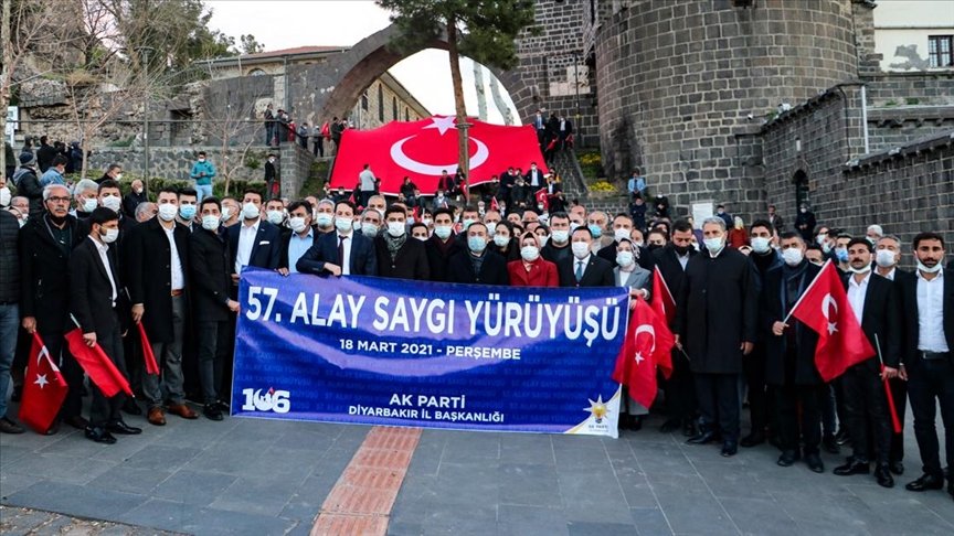 Diyarbakır’da 57. Alaya Saygı Yürüyüşü yapıldı