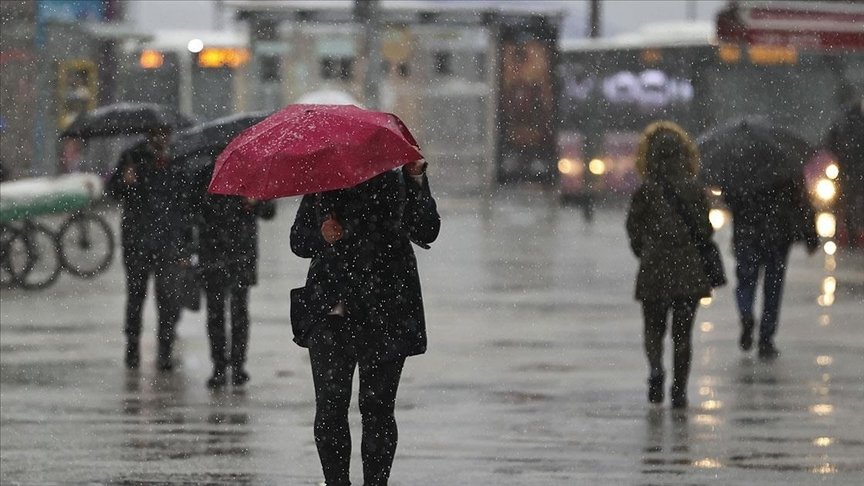 İç Ege, Göller Yöresi, İç Anadolu ile Bolu’da yarın karla karışık yağmur ve kar bekleniyor