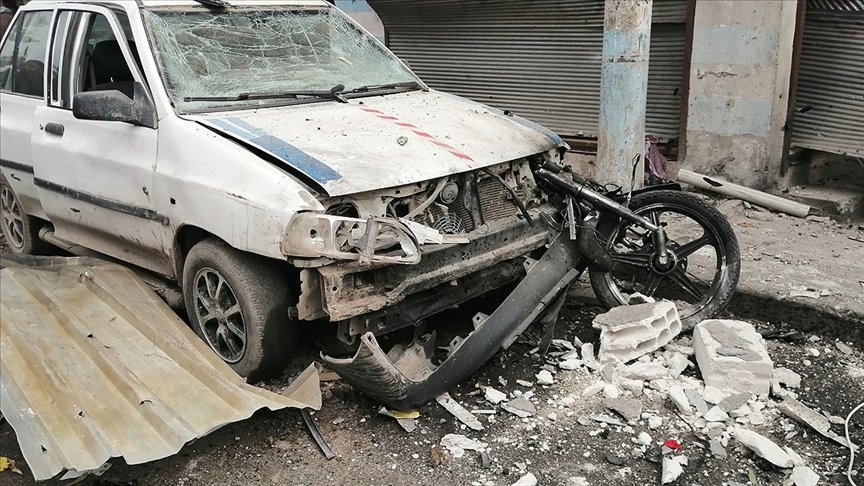 Cerablus’ta terör örgütü PKK/PYD/YPG tarafından atılan havan mermisi nedeniyle 2 sivil hayatını kaybetti