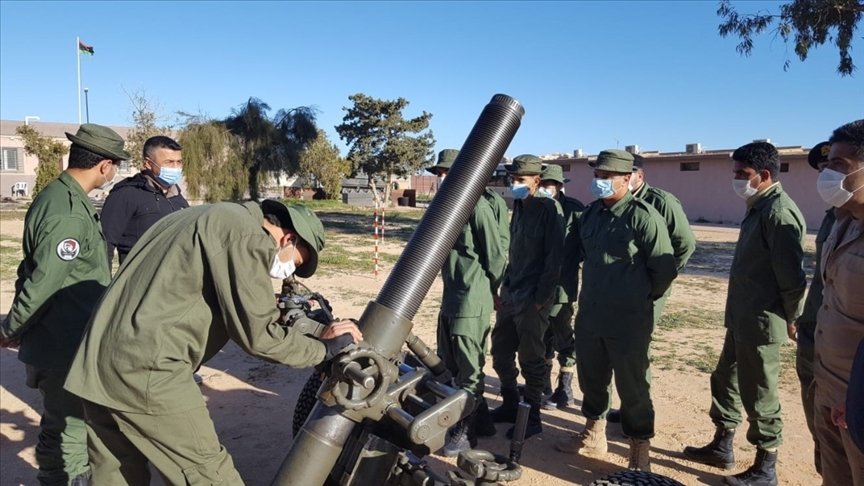 Milli Savunma Bakanlığı, Libyalı askerlere ‘havan eğitimi’ verdi