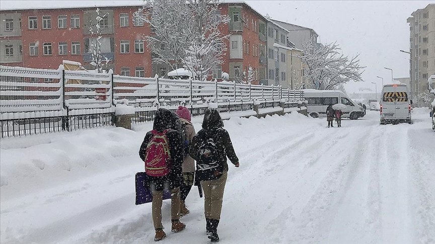Yüz yüze eğitime kar engeli