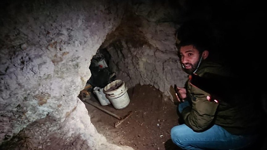 Ankara’da mağarada kaçak kazı: 10 şüpheli suçüstü yakalandı