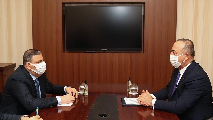 Dışişleri Bakanı Çavuşoğlu, eski Suriye Başbakanı Hicab’la bir araya geldi