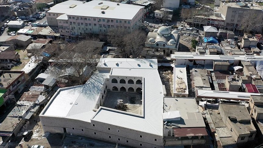 Adıyaman turizmine katkı sağlayacak tarihi Tuz Han’ın restorasyonunda sona gelindi