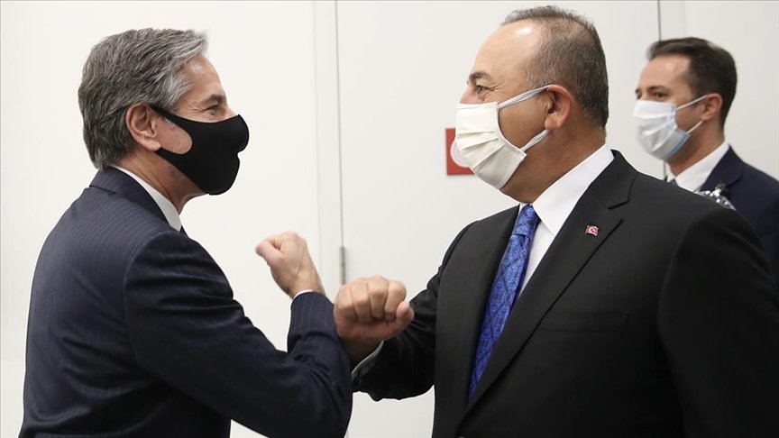 Dışişleri Bakanı Çavuşoğlu, ABD Dışişleri Bakanı Blinken ile bir araya geldi
