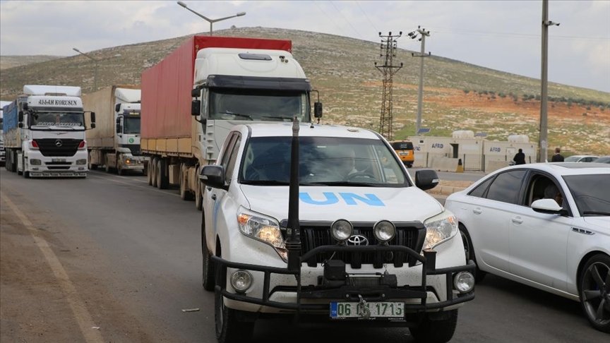 Birleşmiş Milletler, İdlib’e 83 tır gıda ve çadır yardımı gönderdi