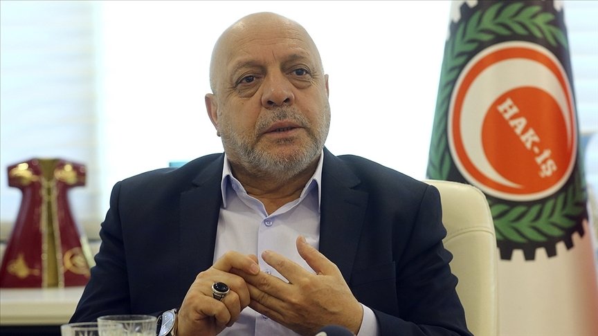 Hak-İş Genel Başkanı Mahmut Arslan’dan yeni anayasaya destek açıklaması