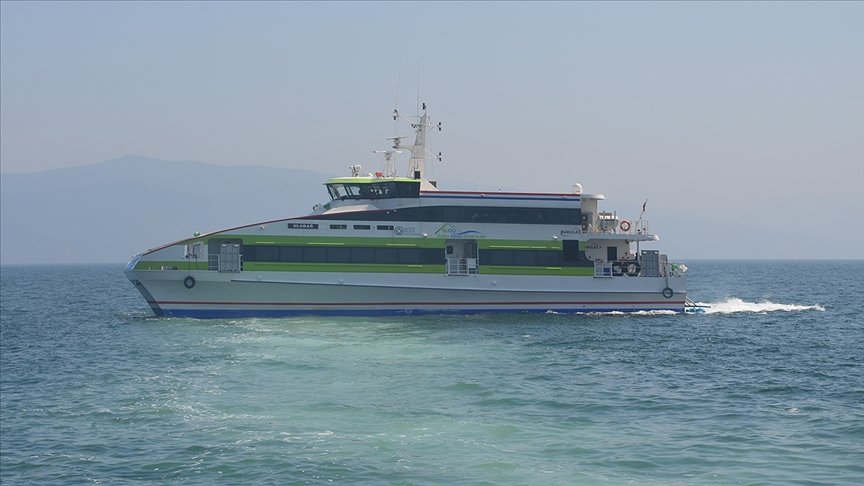 Bursa-İstanbul deniz otobüsü seferlerinden 4’ü olumsuz hava koşulları nedeniyle iptal edildi