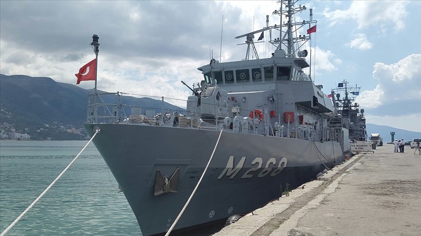 NATO kapsamında Türk gemileri Ukrayna’nın Odessa limanına geldi
