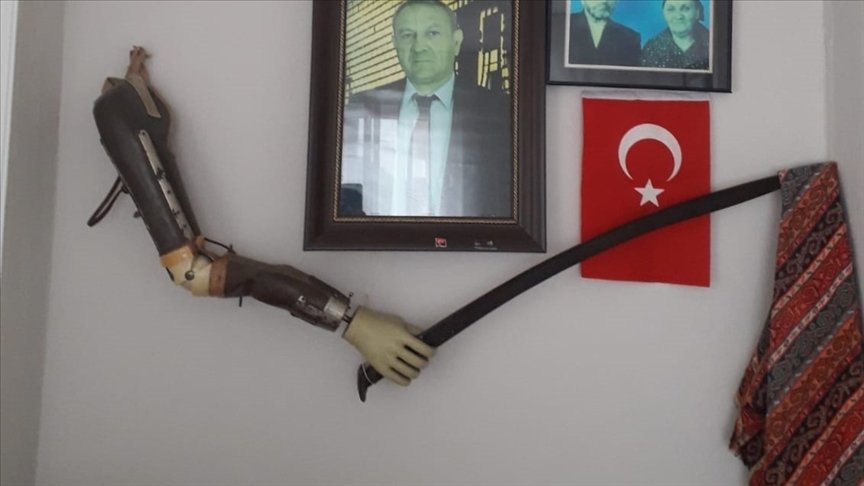 Birinci Dünya Savaşı gazisi Samsunlu Hüsnü Başerli’nin protez kolu memleketindeki müzede sergilenecek