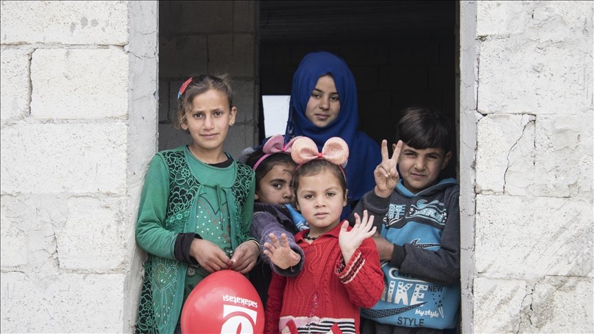 Suriye’deki savaşta anne ve babasını kaybeden Zeynep sıcak bir yuvaya kavuştu